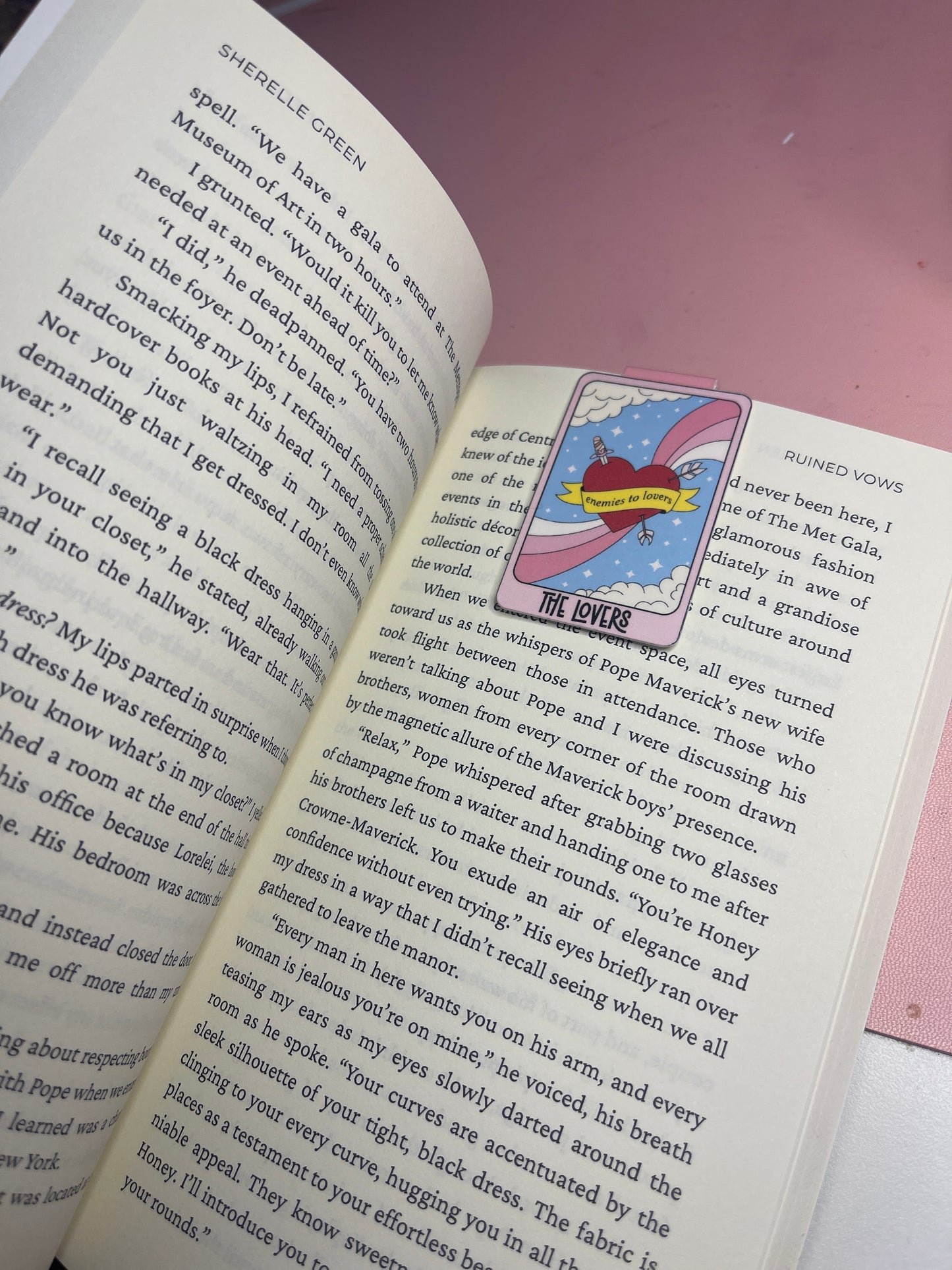 Magnetic Bookmark: The Lovers