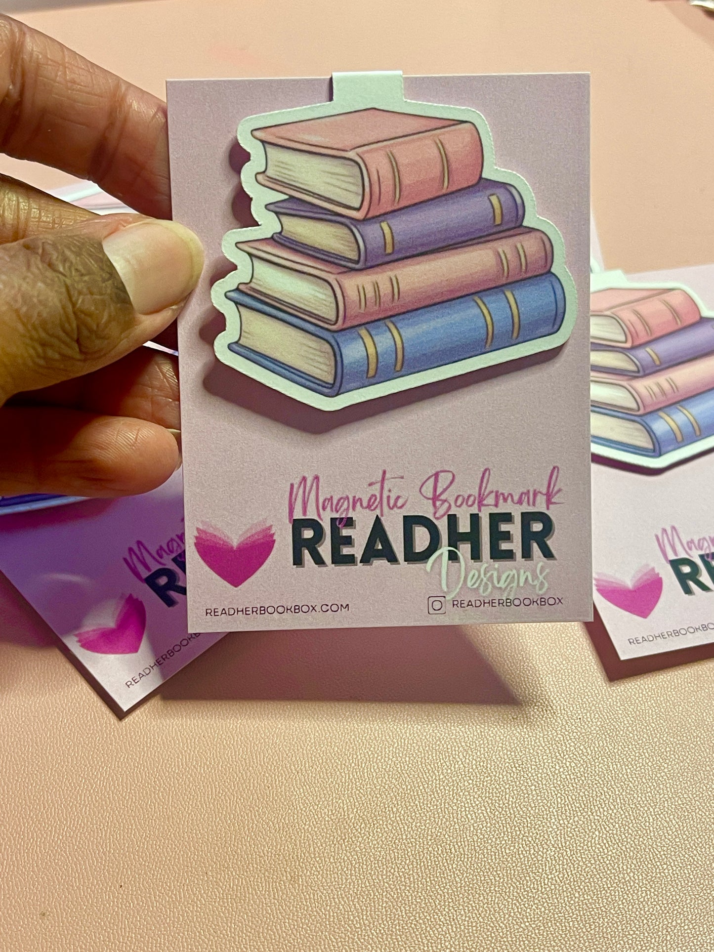 Magnetic Bookmark: The Book Stack!!