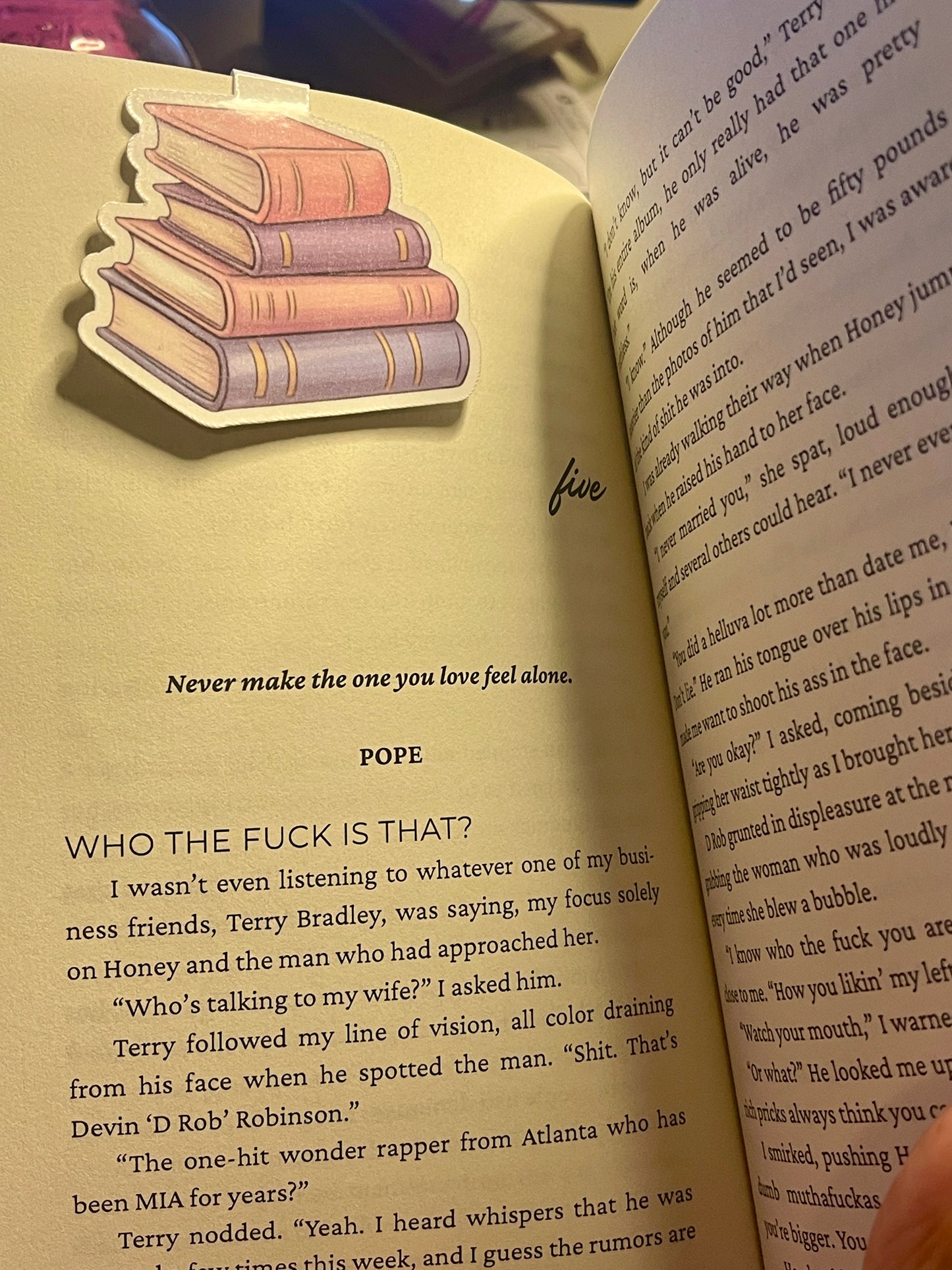 Magnetic Bookmark: The Book Stack!!