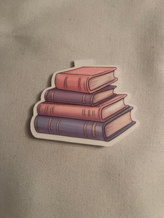 Magnetic Bookmark: The Book Stack!!