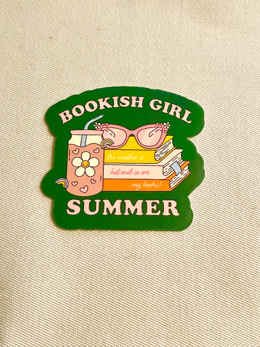 Sticker: Bookish Girl Summer