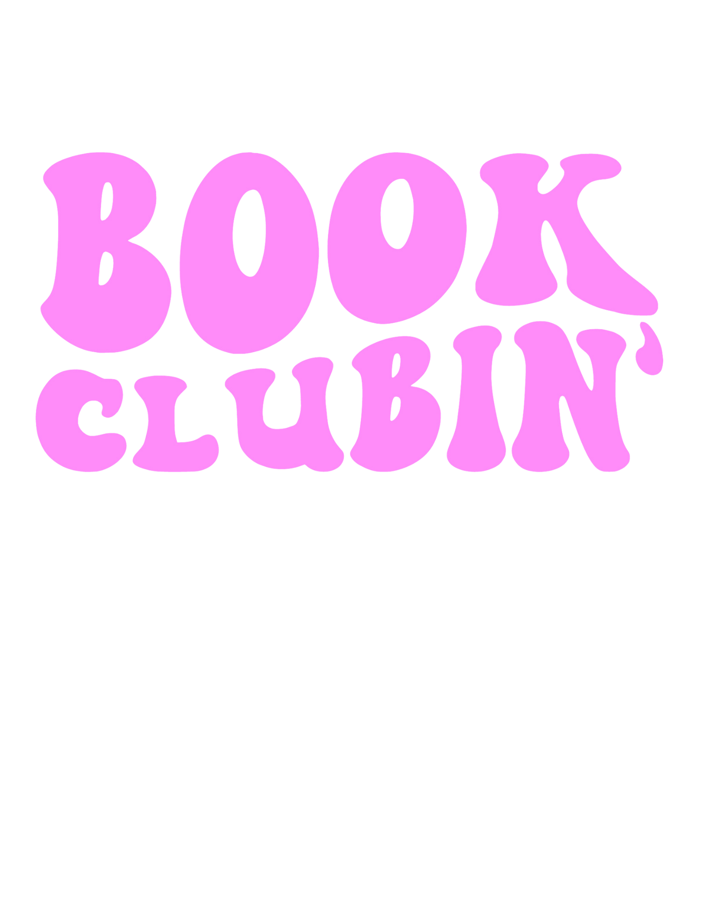 Sweatshirt: Book Clubin
