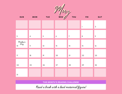 ReadHer 2026 Bookish Calendar