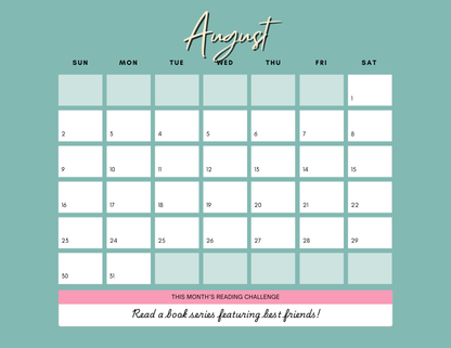 ReadHer 2026 Bookish Calendar