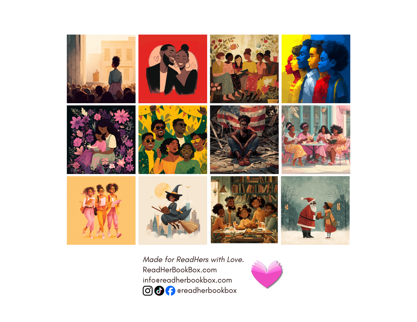 ReadHer 2026 Bookish Calendar