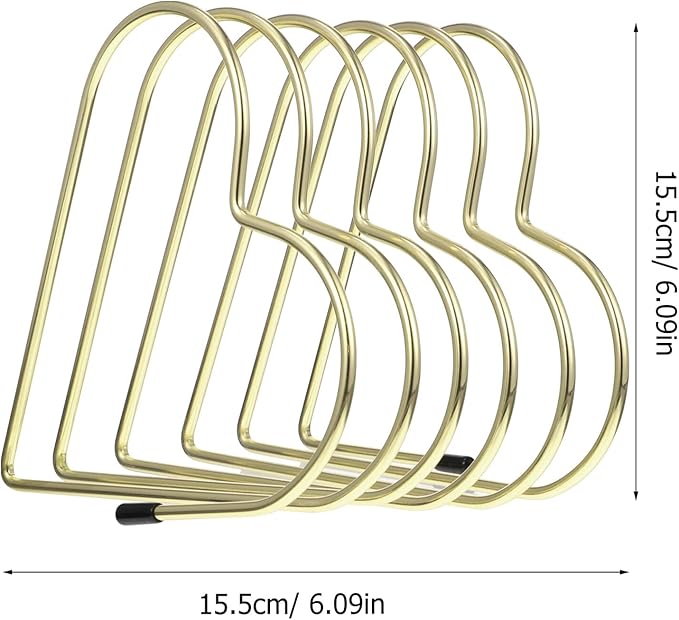 Heart-Shaped Metal Book Holder
