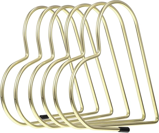 Heart-Shaped Metal Book Holder
