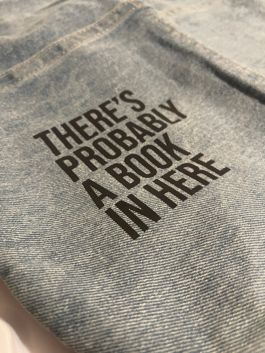 Denim Bag: There's Probably a Book in Here