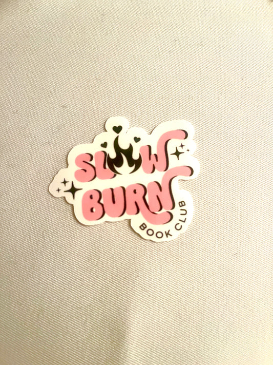 Sticker: Slow Burn Book Club
