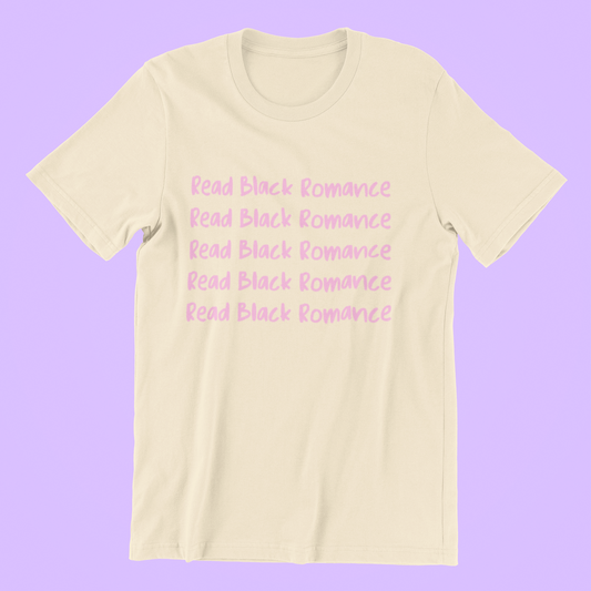 T-shirt Read Black Romance x 5"