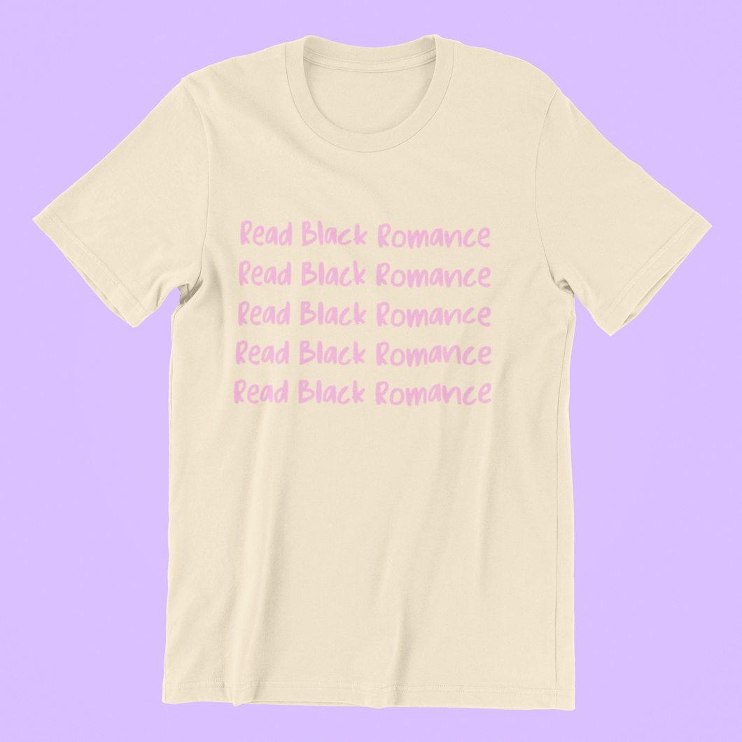 T-shirt Read Black Romance x 5