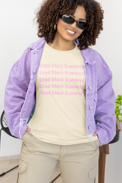 T-shirt Read Black Romance x 5"