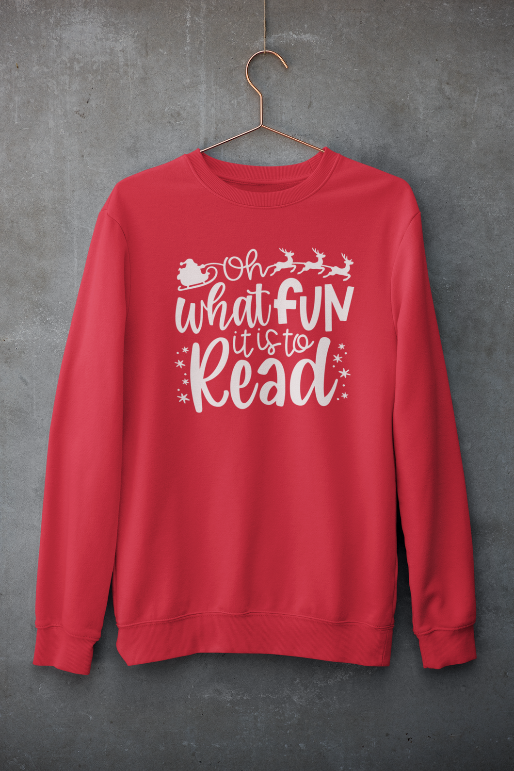 Oh What Fun It Is To Read -  Crewneck