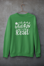 Load image into Gallery viewer, &quot;Oh What Fun It Is To Read&quot; Crewneck
